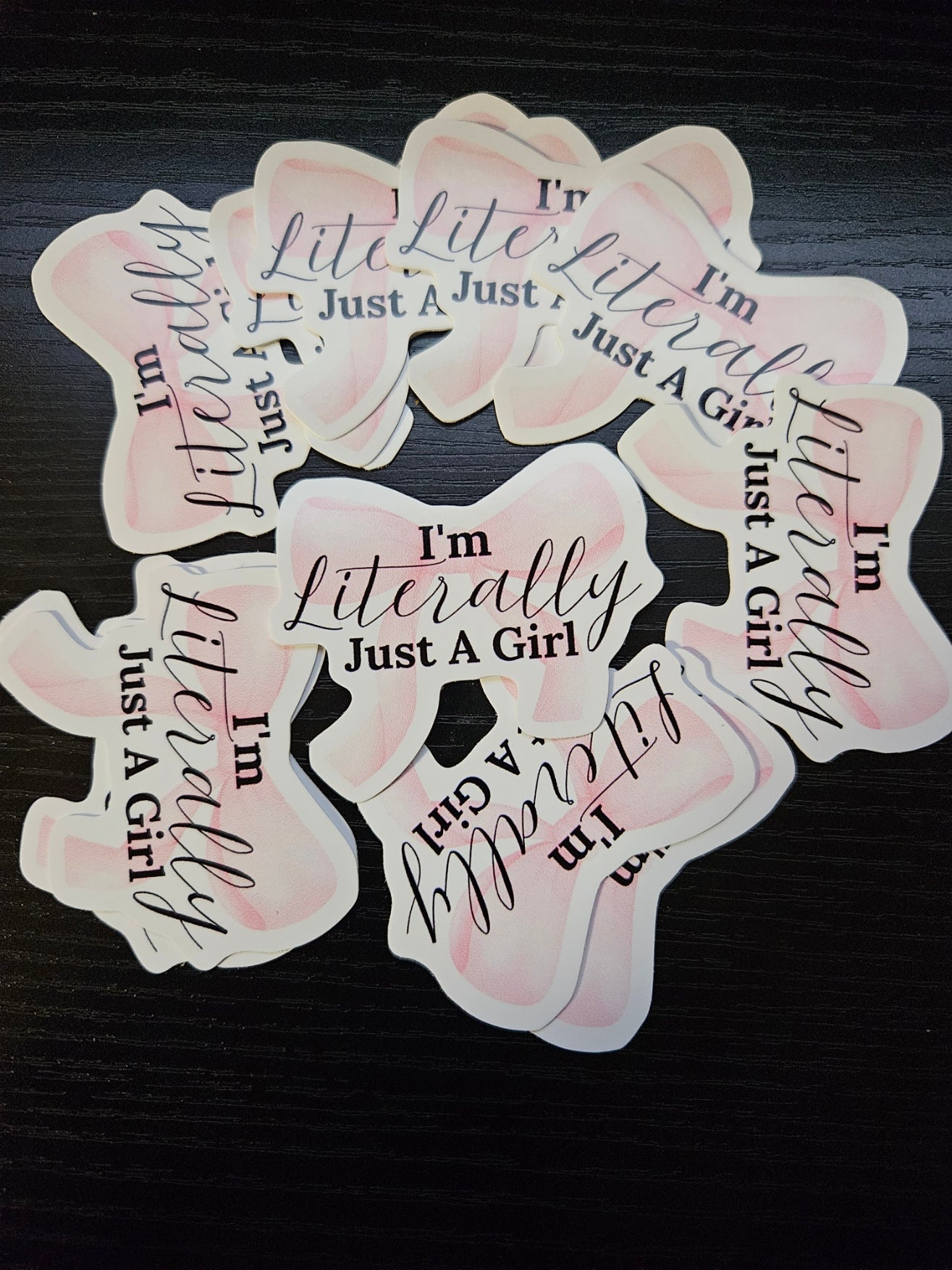 Just A Girl Stickers
